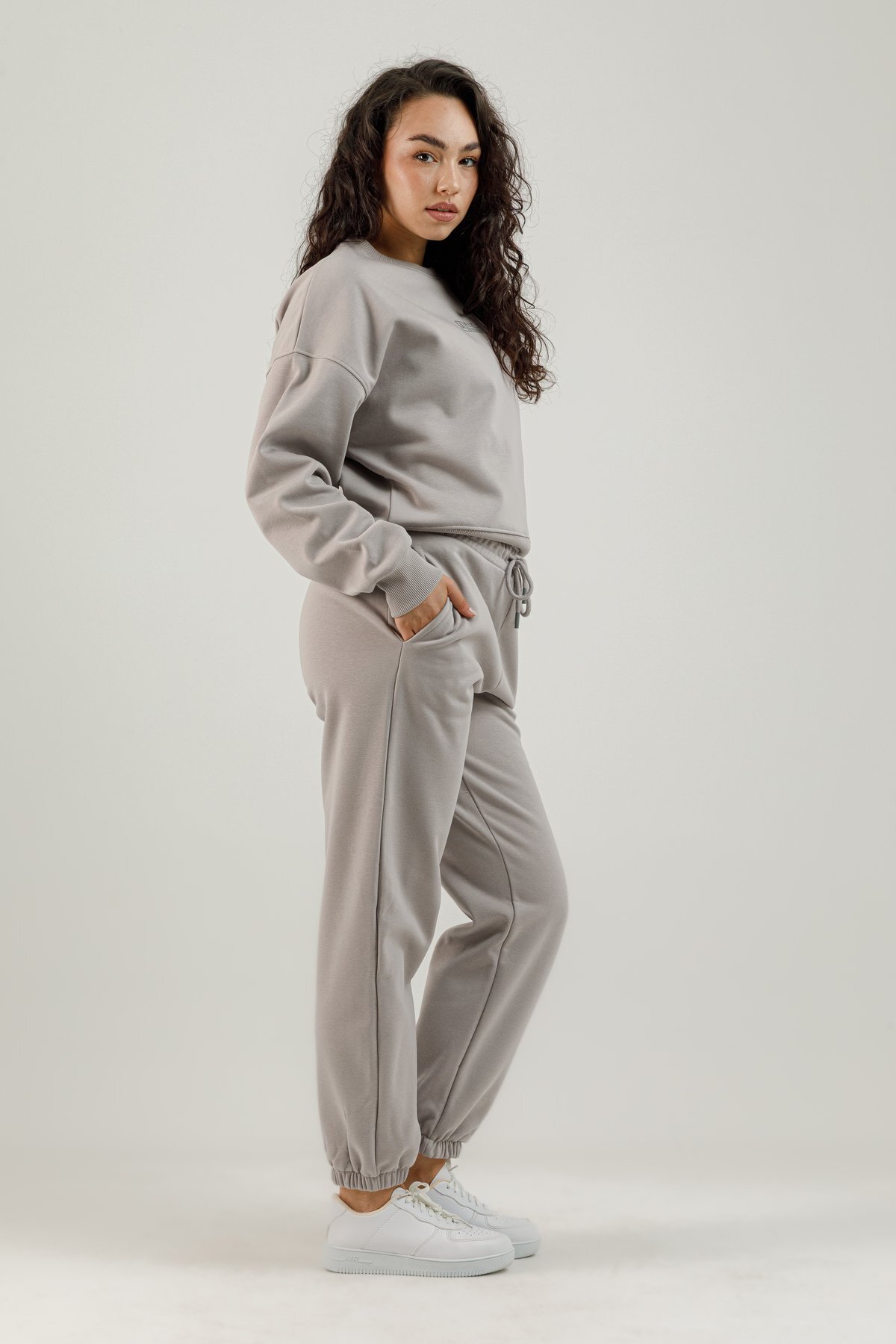 Sıfır Yaka Kadın Sweatshirt - 180020-W.02