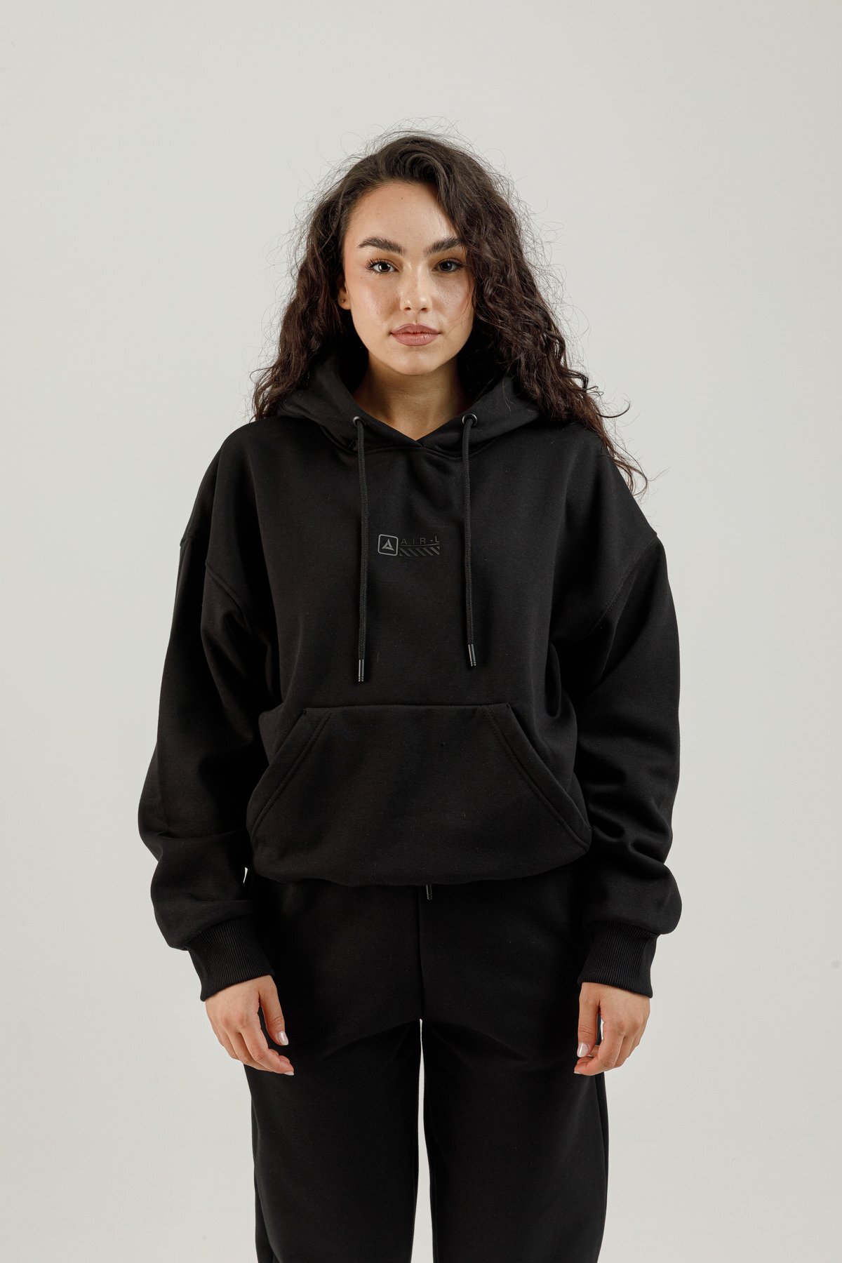 Kanguru Cepli Kadın Kapüşonlu Sweatshirt - 180021-W.02