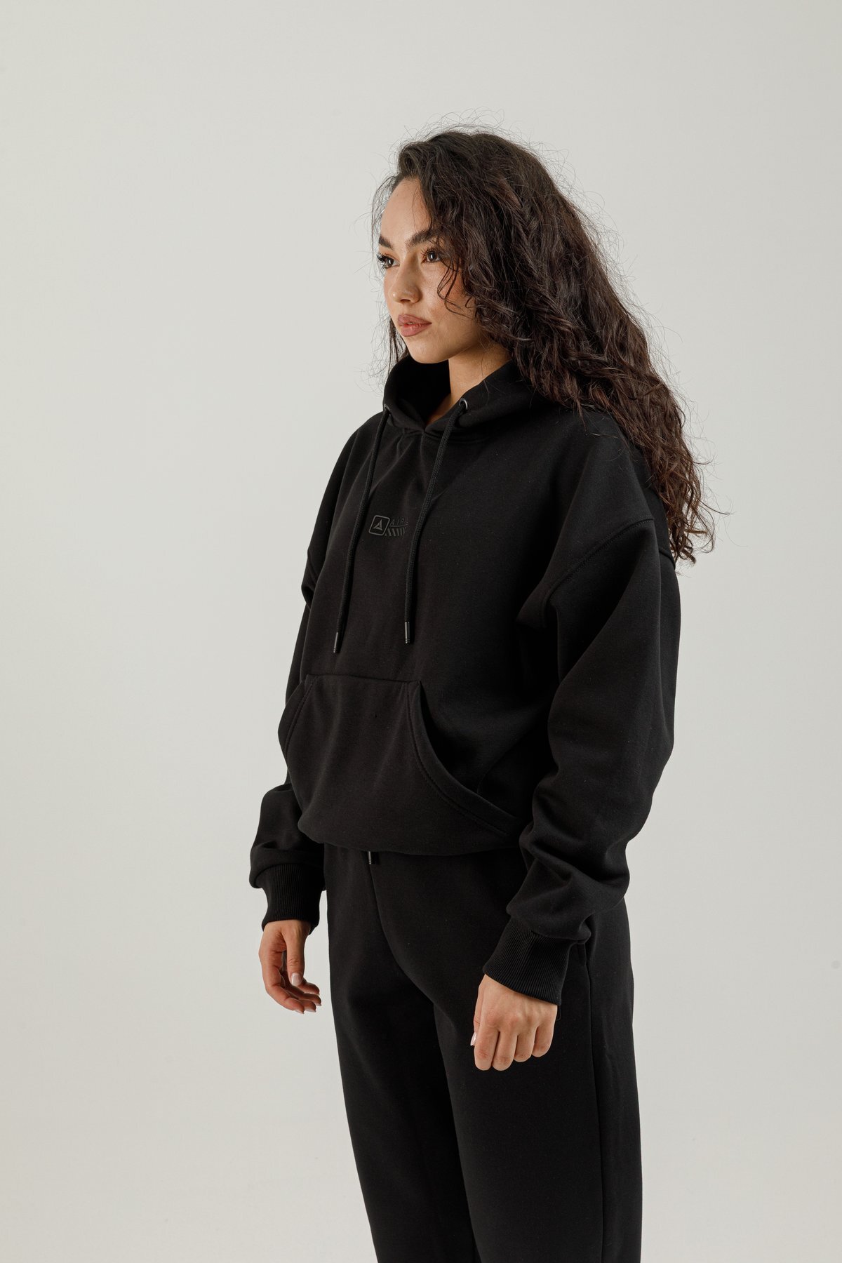 Kanguru Cepli Kadın Kapüşonlu Sweatshirt - 180021-W.02