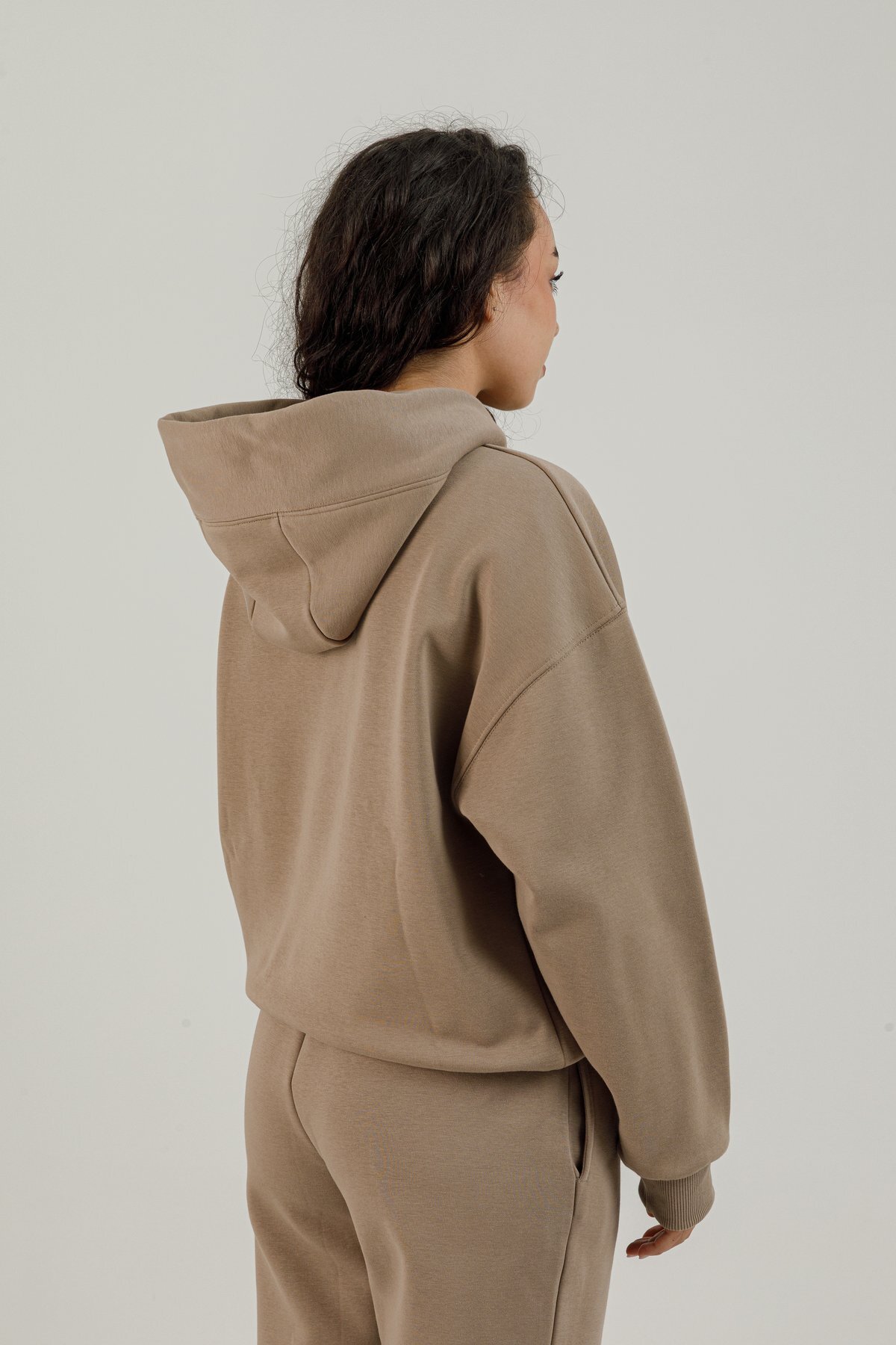 Kanguru Cepli Kadın Kapüşonlu Sweatshirt - 180021-W.02