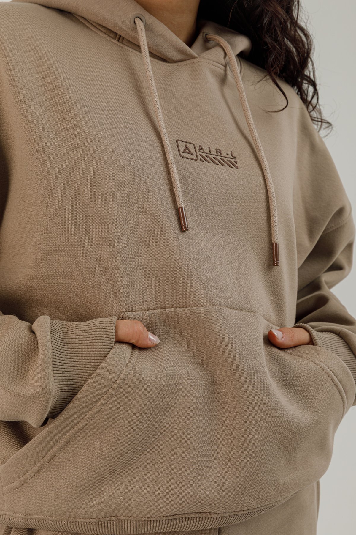 Kanguru Cepli Kadın Kapüşonlu Sweatshirt - 180021-W.02
