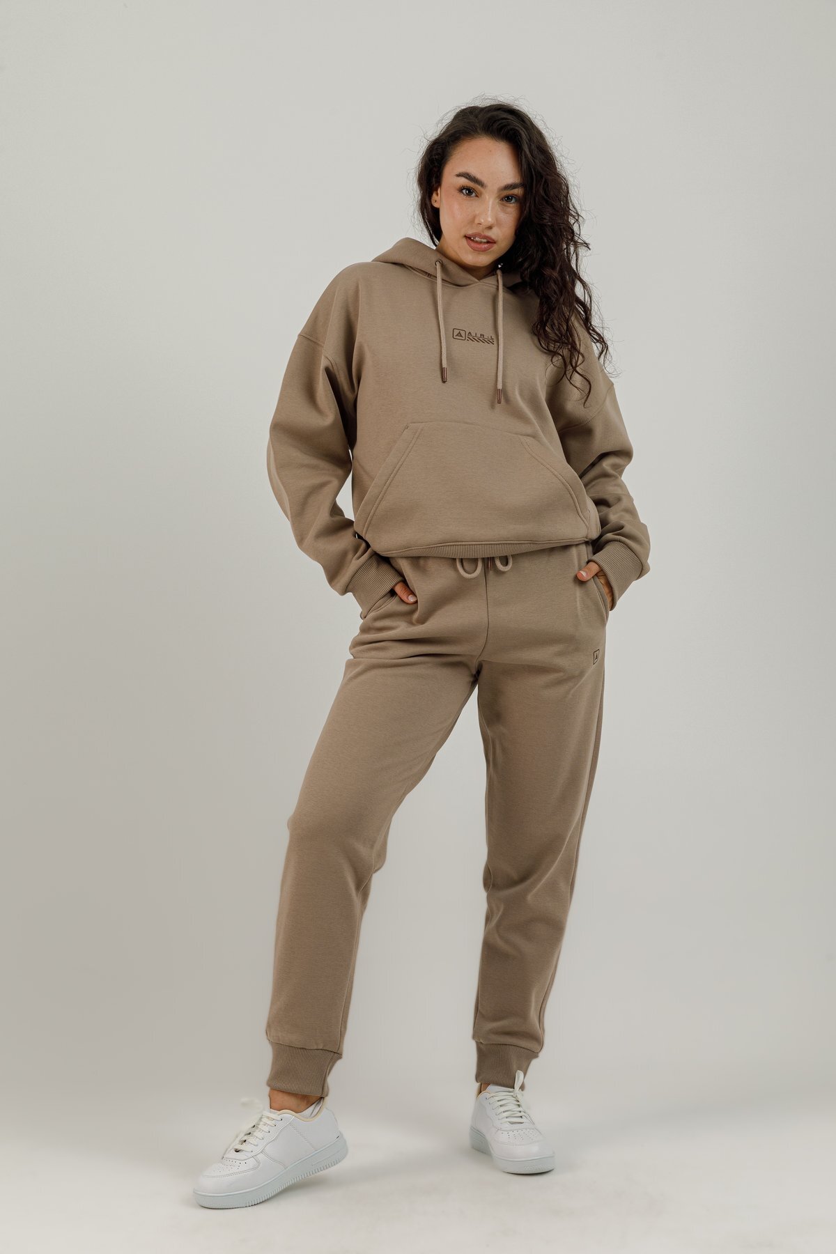 Kanguru Cepli Kadın Kapüşonlu Sweatshirt - 180021-W.02