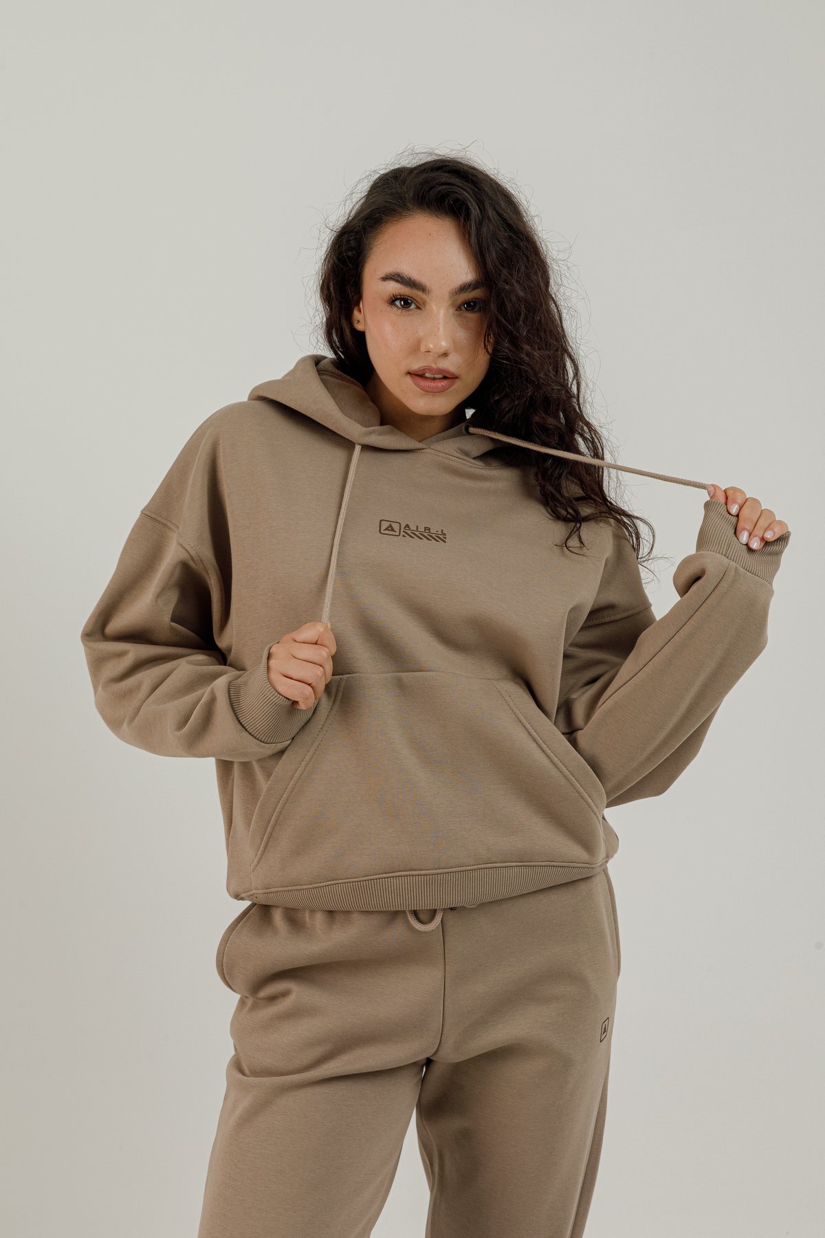 Kanguru Cepli Kadın Kapüşonlu Sweatshirt - 180021-W.02
