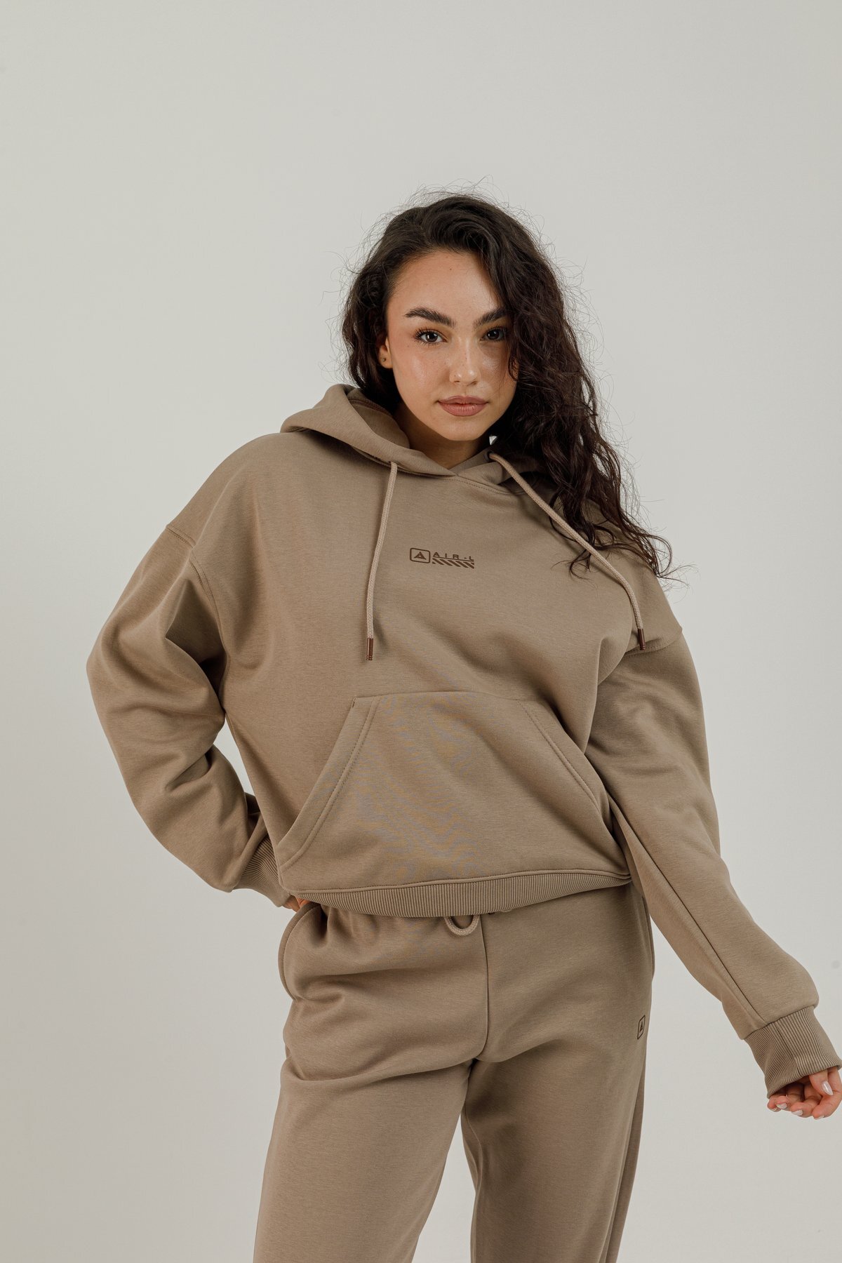 Kanguru Cepli Kadın Kapüşonlu Sweatshirt - 180021-W.02