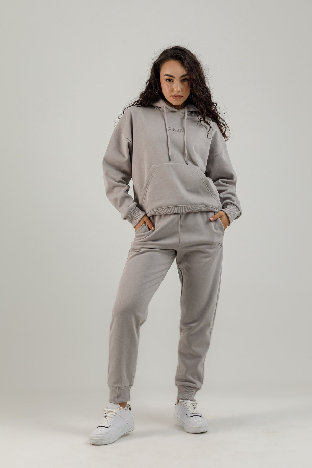 Kanguru Cepli Kadın Kapüşonlu Sweatshirt - 180021-W.02