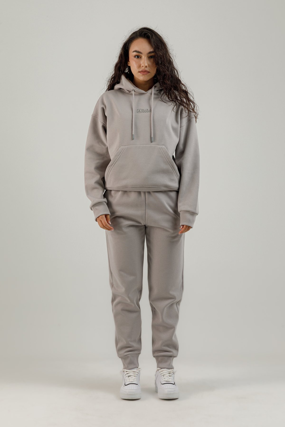 Kanguru Cepli Kadın Kapüşonlu Sweatshirt - 180021-W.02