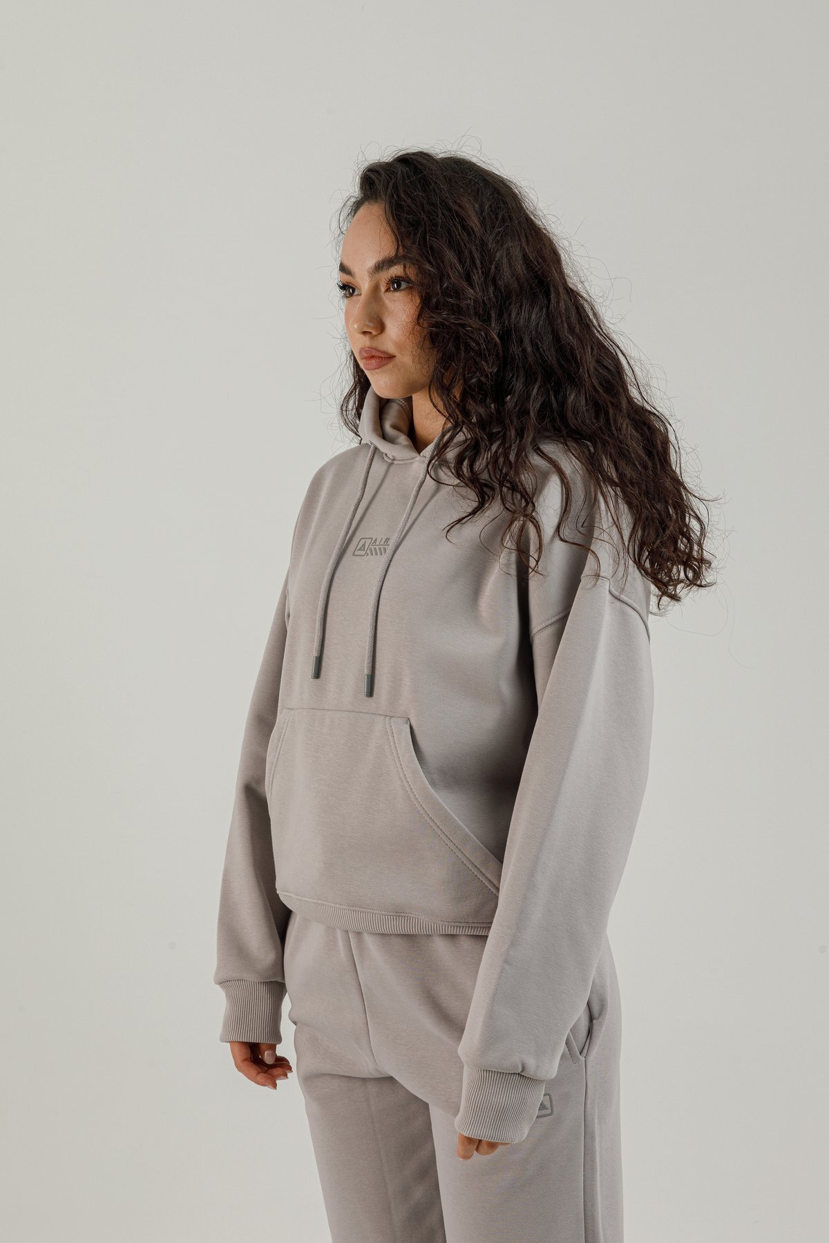 Kanguru Cepli Kadın Kapüşonlu Sweatshirt - 180021-W.02