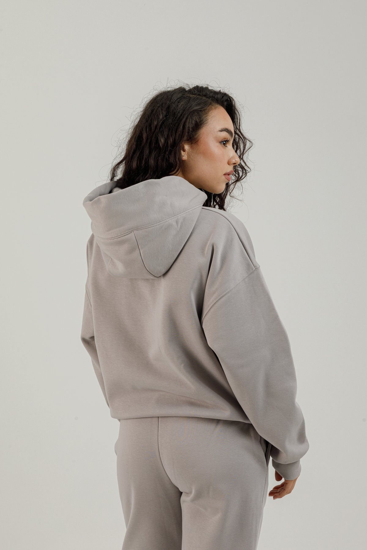 Kanguru Cepli Kadın Kapüşonlu Sweatshirt - 180021-W.02