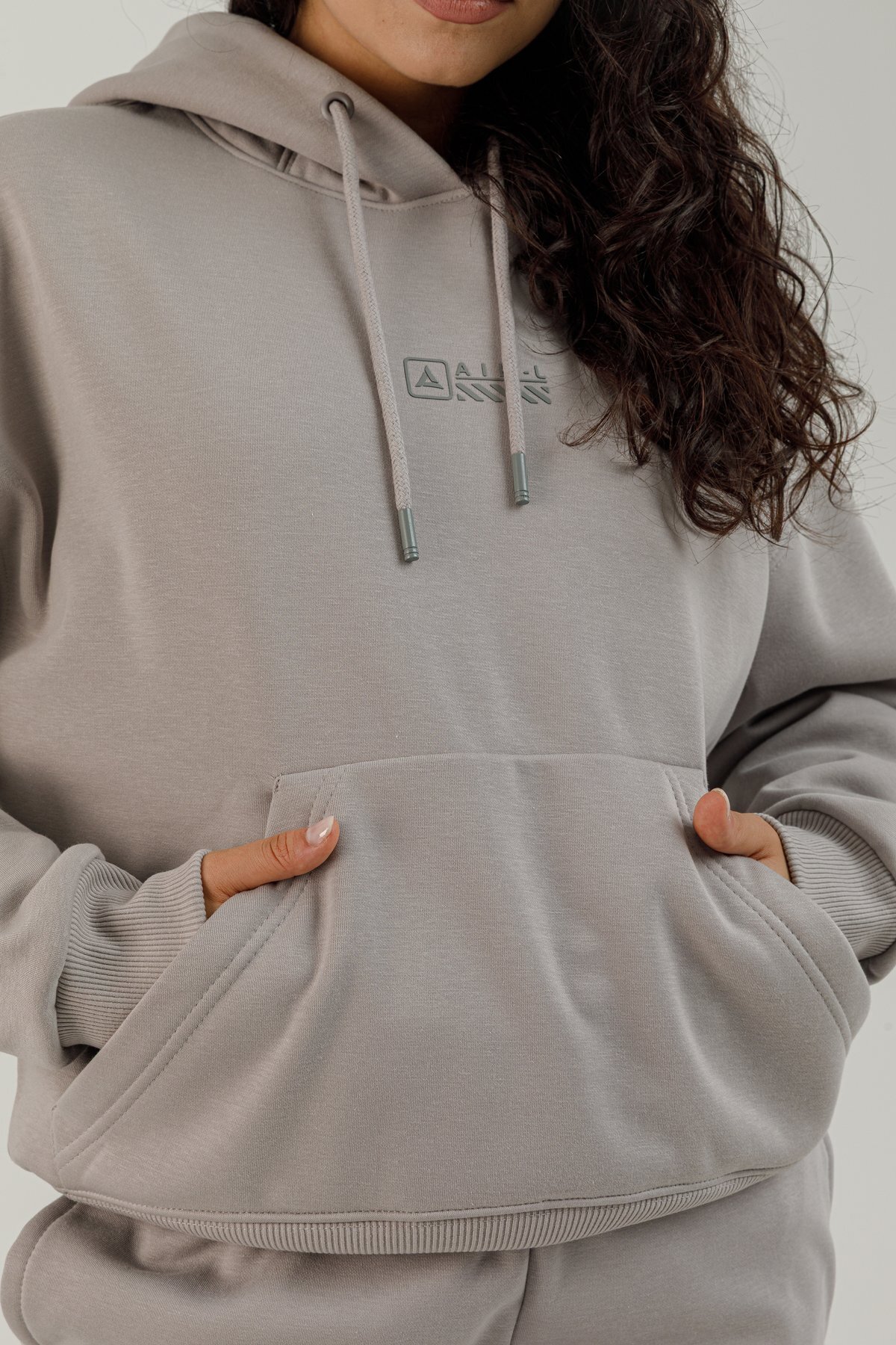 Kanguru Cepli Kadın Kapüşonlu Sweatshirt - 180021-W.02