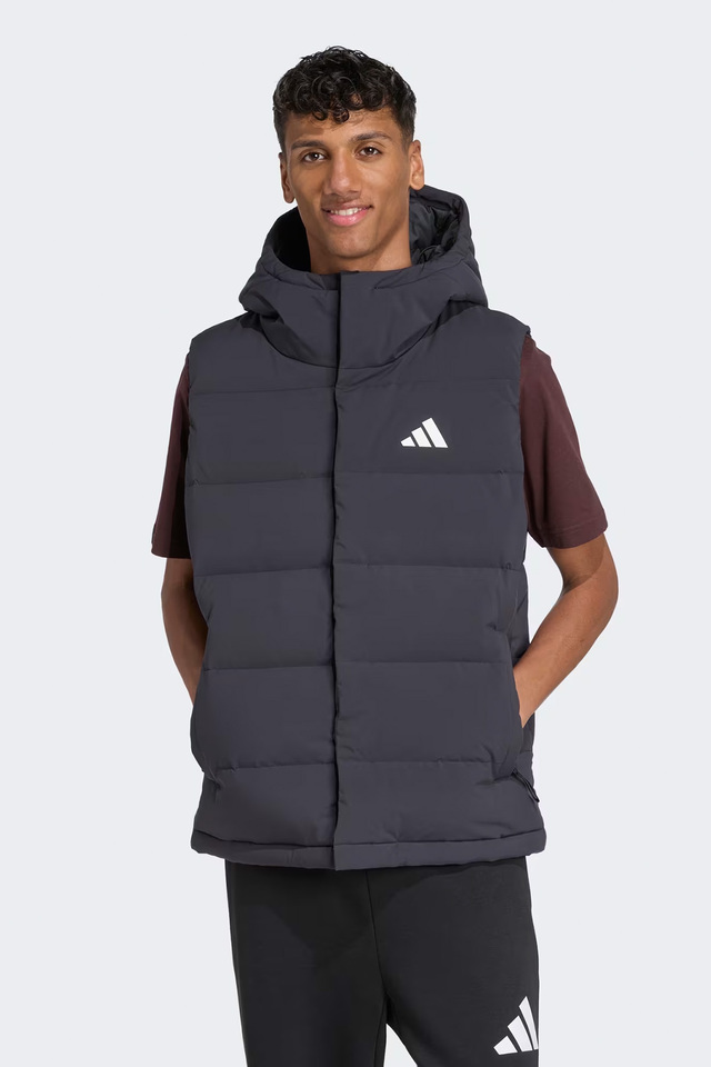 Erkek Kapüşonlu Kaz Tüyü Yelek