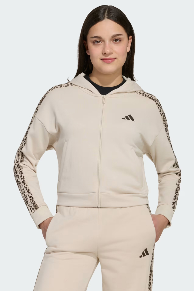 Adidas Kız Çocuk Fermuarlı Kapüşonlu Sweatshirt