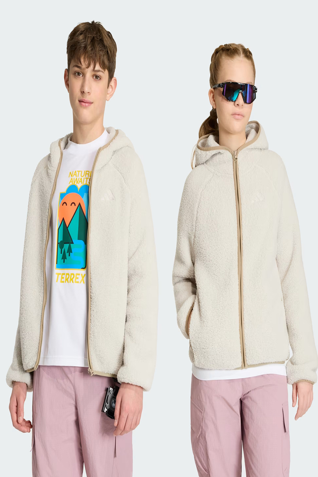 Adidas Terrex Kids Xploric Kapüşonlu Çocuk Polar Ceket
