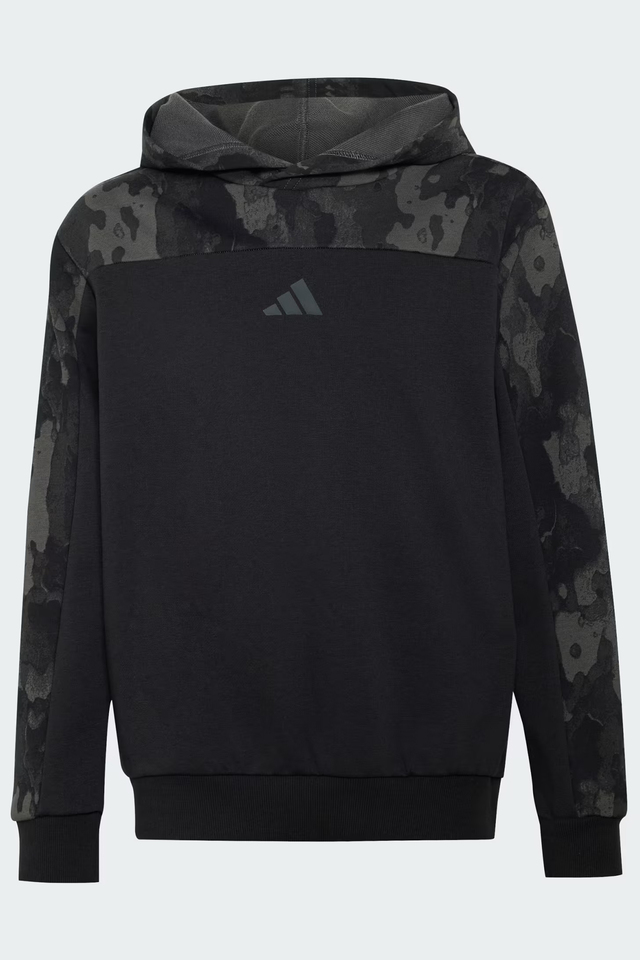 Adidas Camo Junior Kamuflaj Baskılı Kapüşonlu Erkek Çocuk Sweatshirt