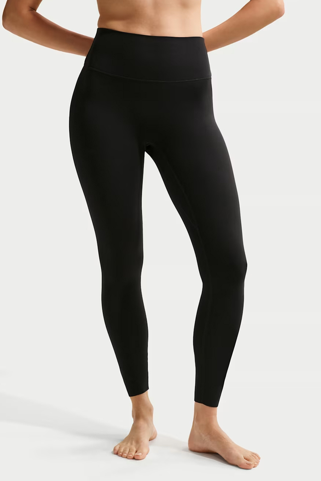 Nike Zenvy Kadın Yüksek Bel 7/8 Spor Antrenman Taytı (Ön Dikişsiz)