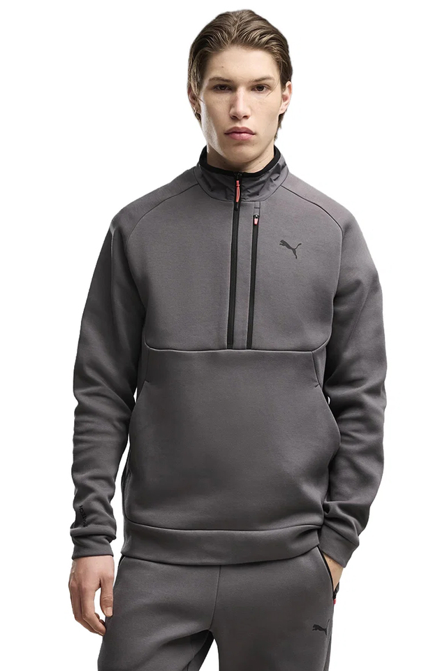 Puma Pumatech Erkek Yarım Fermuarlı Sweatshirt