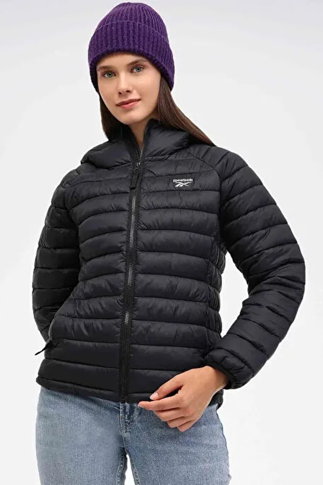 Kadın Kapüşonlu Hafif Şişme Montu