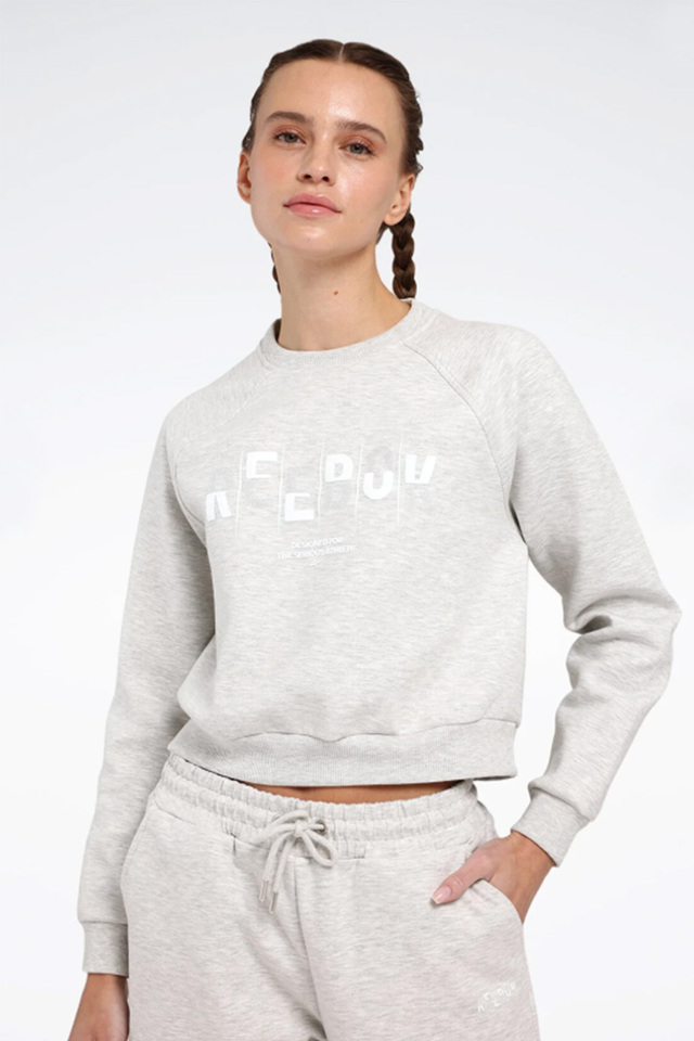 Kadın Sıfır Yakalı Sweatshirt