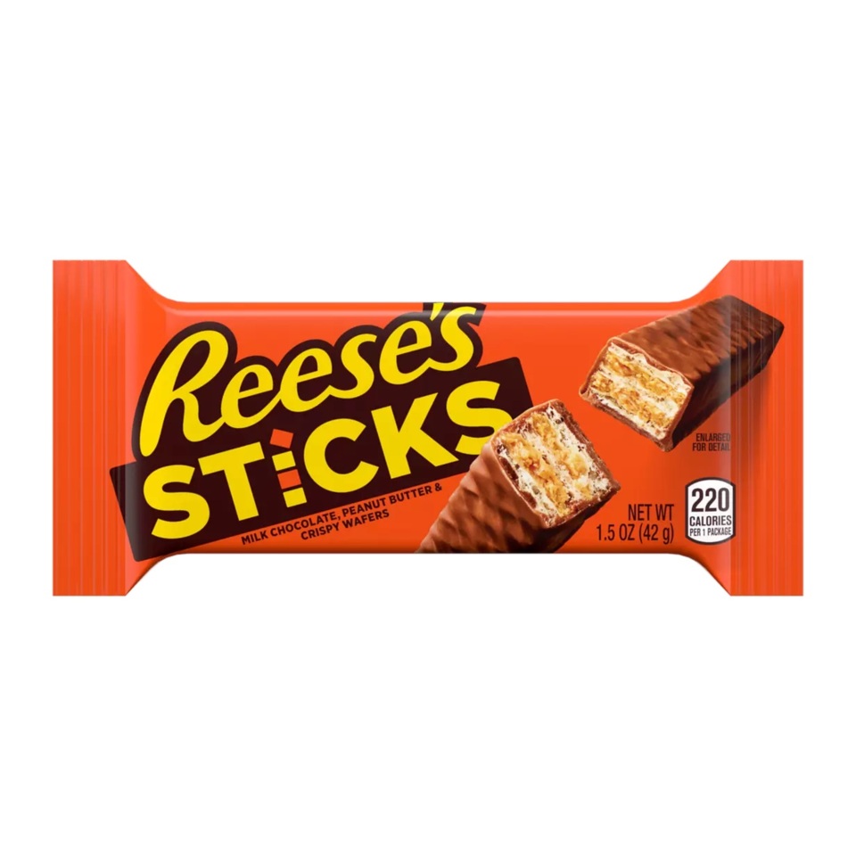 Reese's Sticks Yer Fıstığı Dolgulu Sütlü Çikolata (42 g)