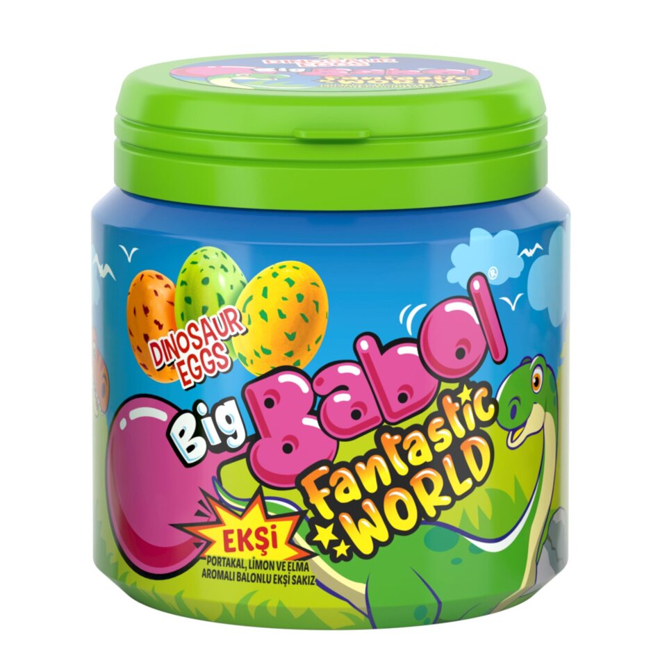 Big Babol Fantastic World Ekşili Şekerli Sakız (90 g)