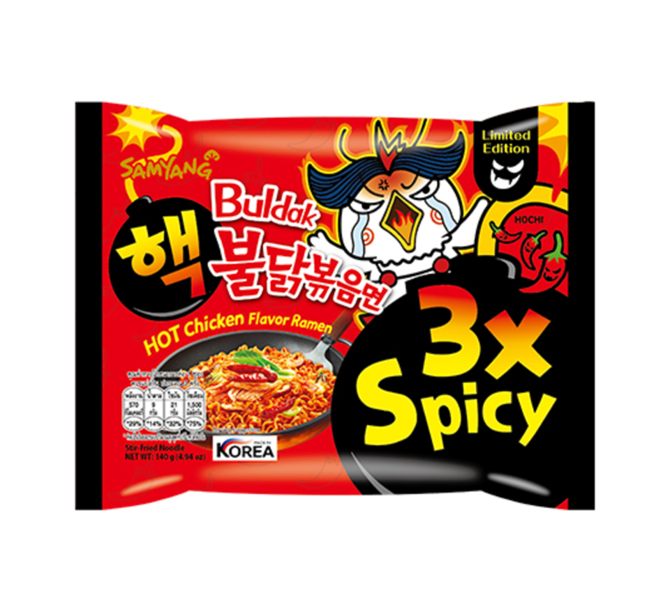 Buldak 3x Spicy Hot Chicken Flavor Ramen (140 gr)
