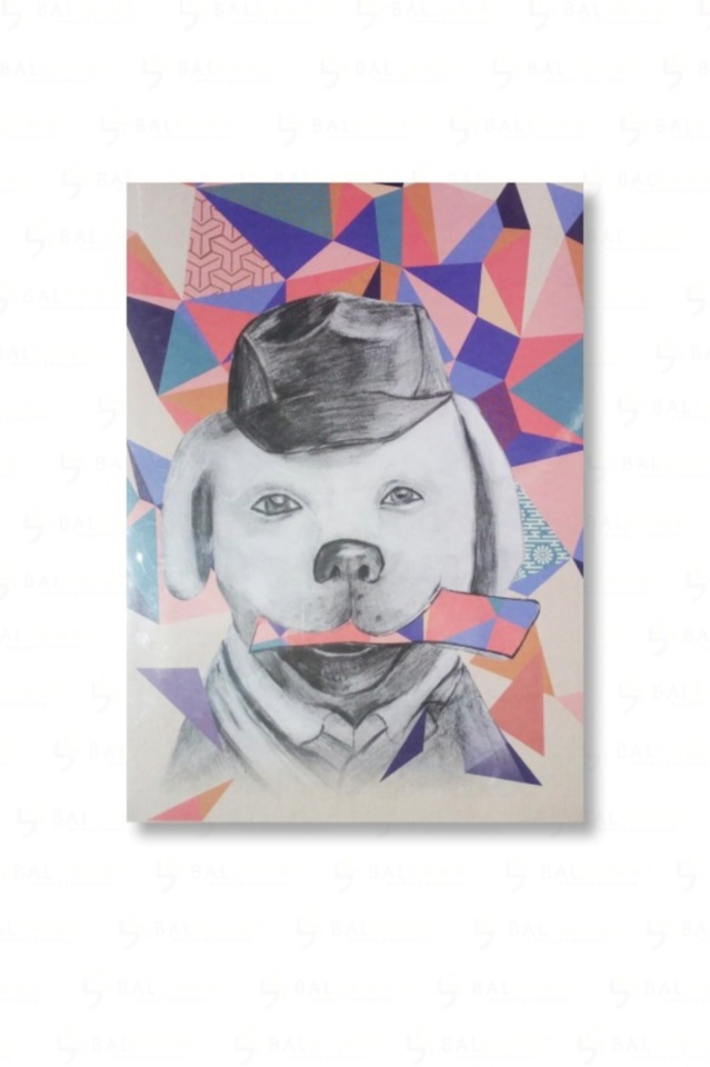 UNIK DESIGN A4 100 GR.120YP. DIKIŞLI DEFTER KÖPEK