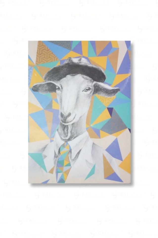 UNIK DESIGN A4 100 GR.120YP. DIKIŞLI DEFTER KEÇİ