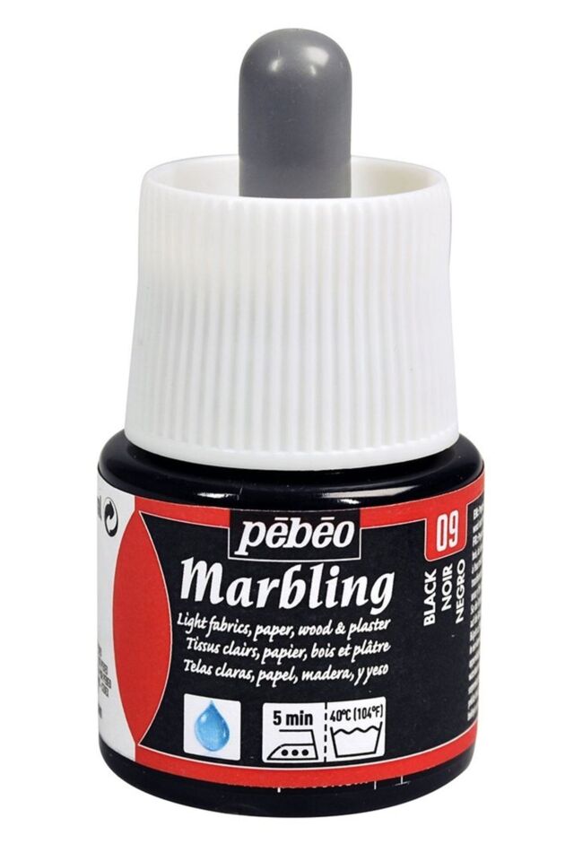 MARBLING EBRU BOY.45 ML ŞİŞE Black