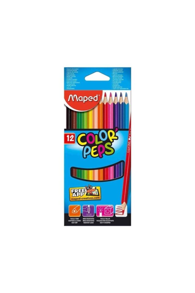 COLOR'PEPS Kuru Boya 12'li Kutu