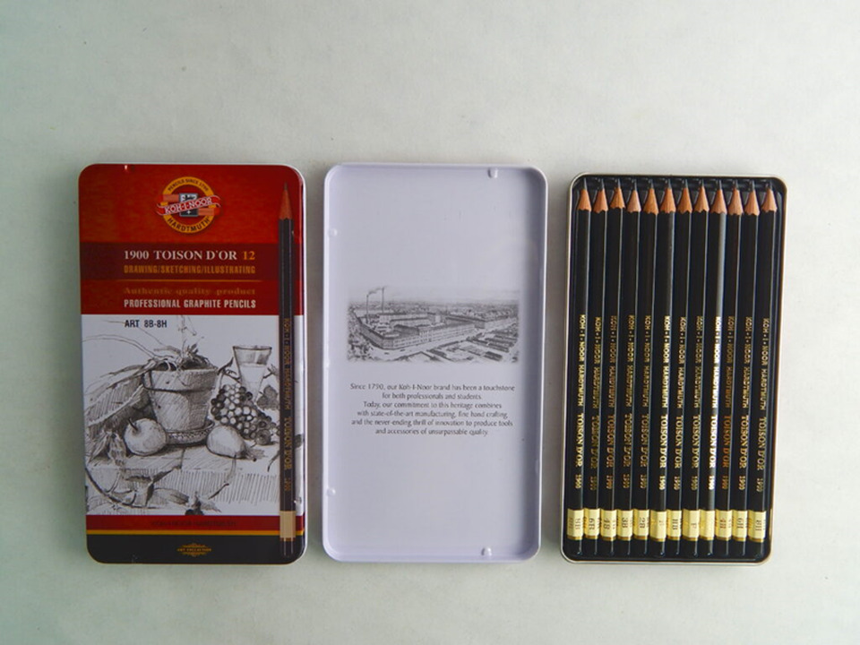 Kohinoor Set Of gaphite Pencils 1902 12