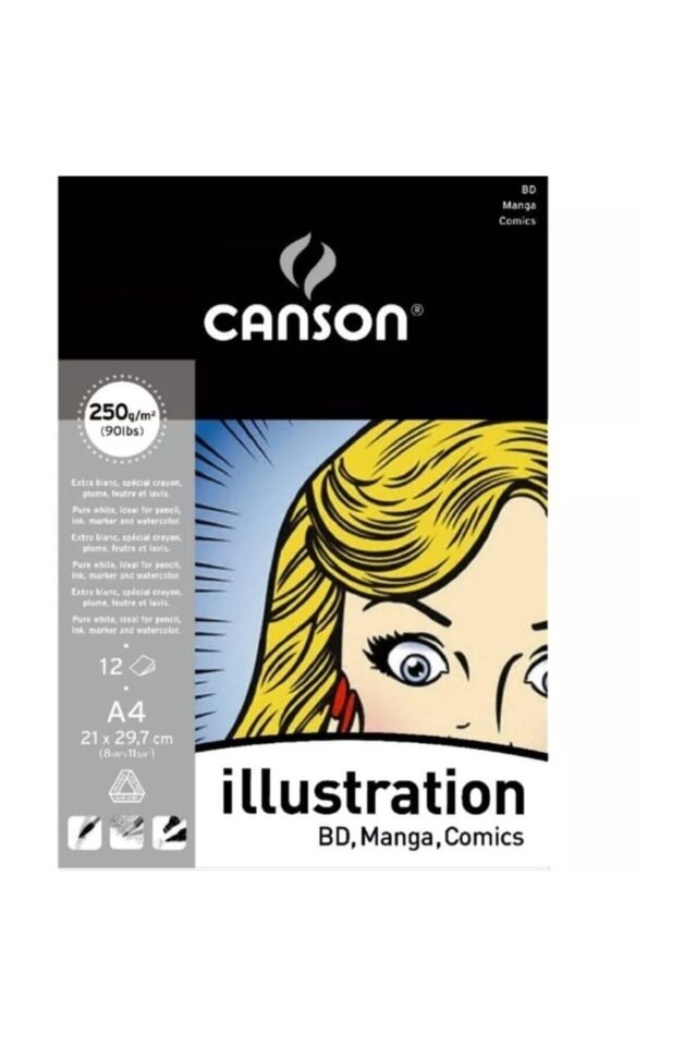 PAD CANCOMIC&MANGA 12S A4 250G