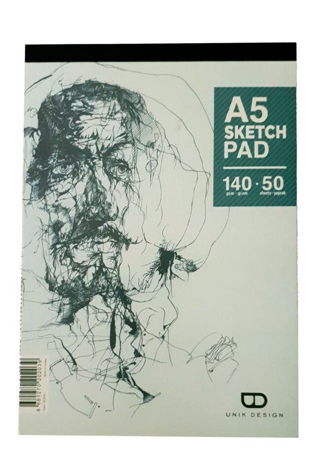 UNIK DESIGN A5 SKETCHBOOK 140GR. 50YP.