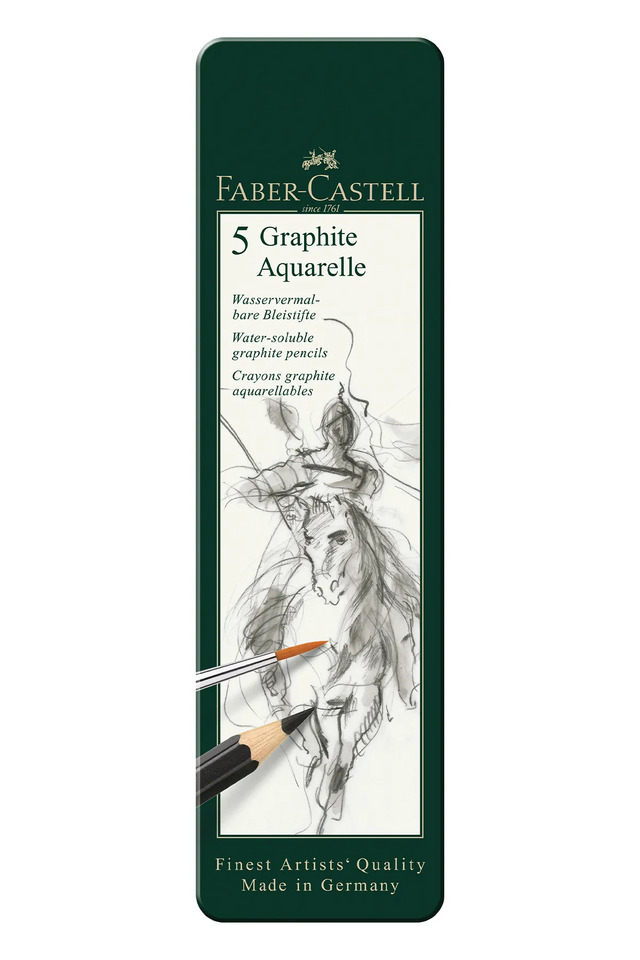 F.C. Grafit Aquarelle Çizim Kalemi 5 Li Pk Metal Kutu 5160117805