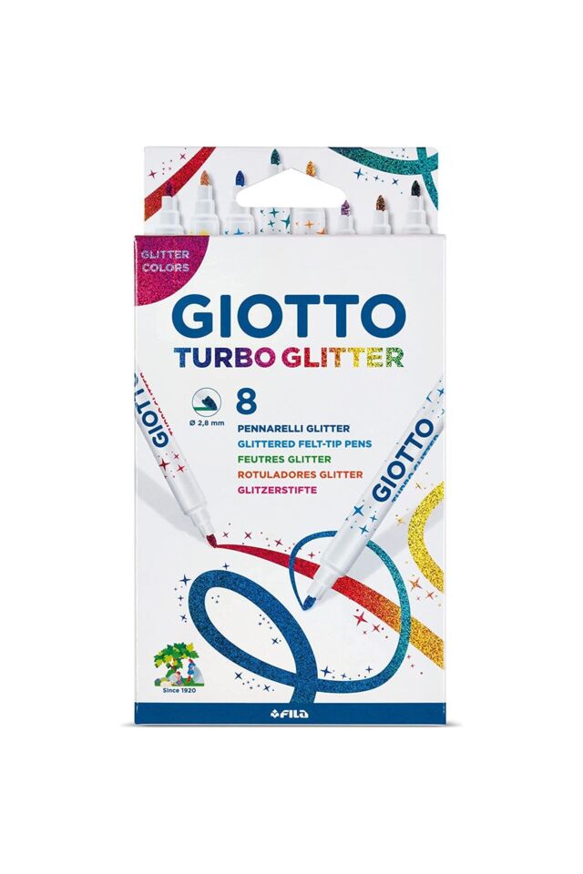 Gıotto Keçeli Kalem Simli Glıtter 8 Li 42800