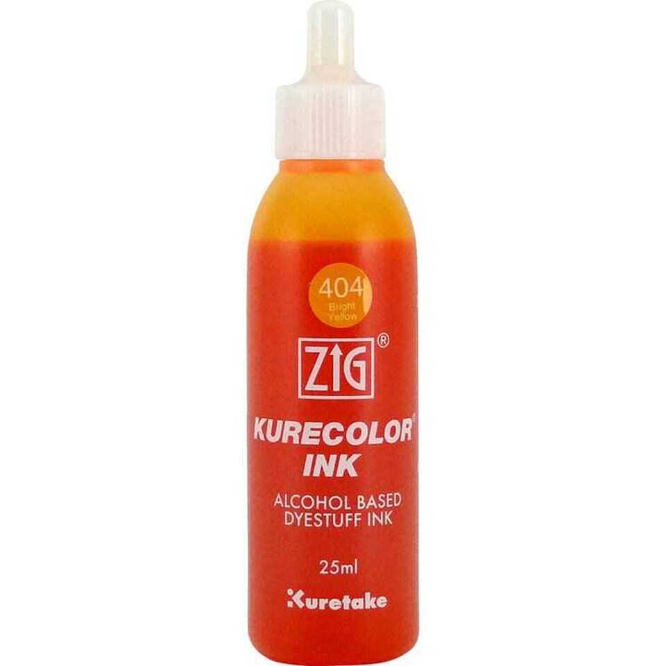 Kurecolor Ink Alkol Bazlı Mürekkep 404 BRIGHT YELLOW