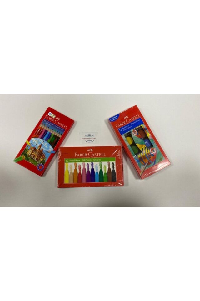 Faber-Castell Karton Kutu Pastel Boya, 12 Renk