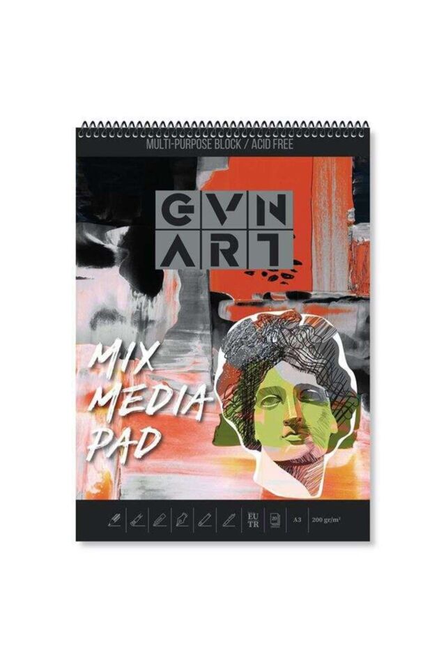 Gvn Art Mix Media Defter A3 200gr 20yp