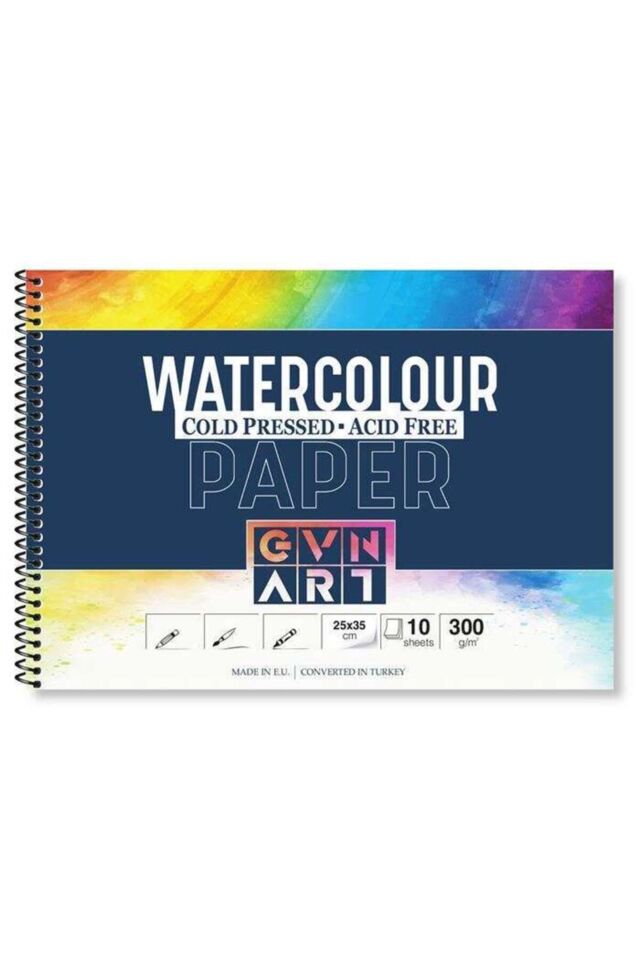 Sulu Boya Defteri Cold Press 300 G 25x35 Cm 10 Yaprak
