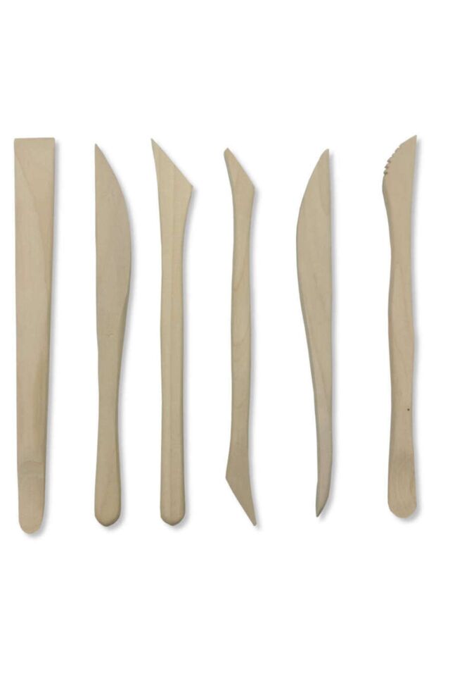 Gvn Art Ebeşuar Seti Ahşap 6lı 20Cm N:G254