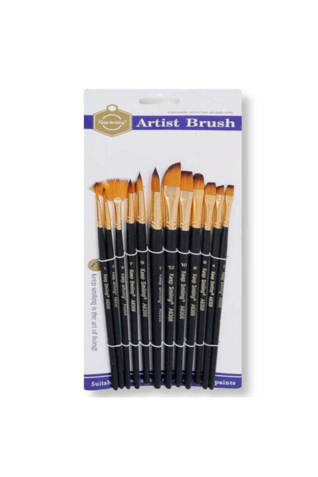 Keep Smiling Fırça Seti 12li A6308