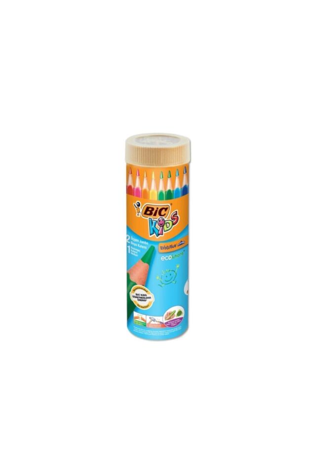 EVOLUTION ÜÇGEN JUMBO BOYA KALEMİ 12+1'Lİ METAL TÜP