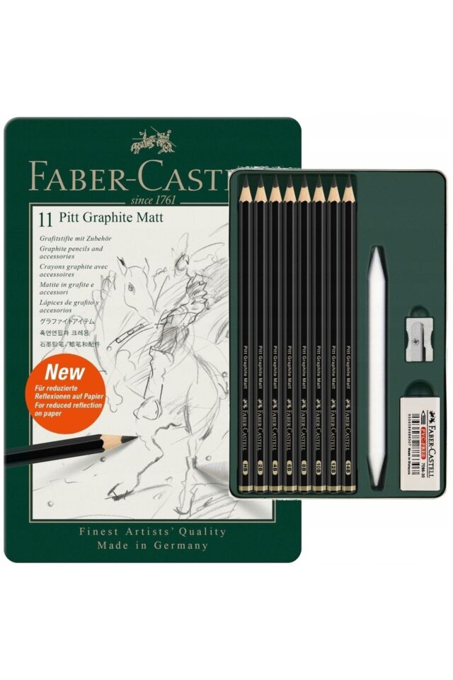 FC PİTT MATT DERECELİ KALEM 11 PARÇA SET