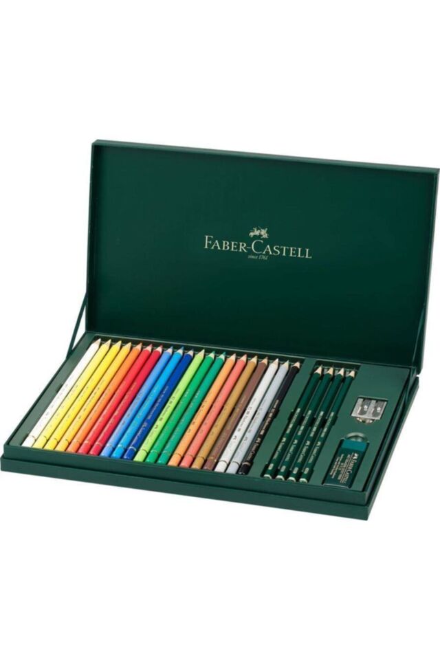 F.C. Kuru Boya Polychromos 24 Lü Ahşap Kutu 9000 Hediye 5178210051