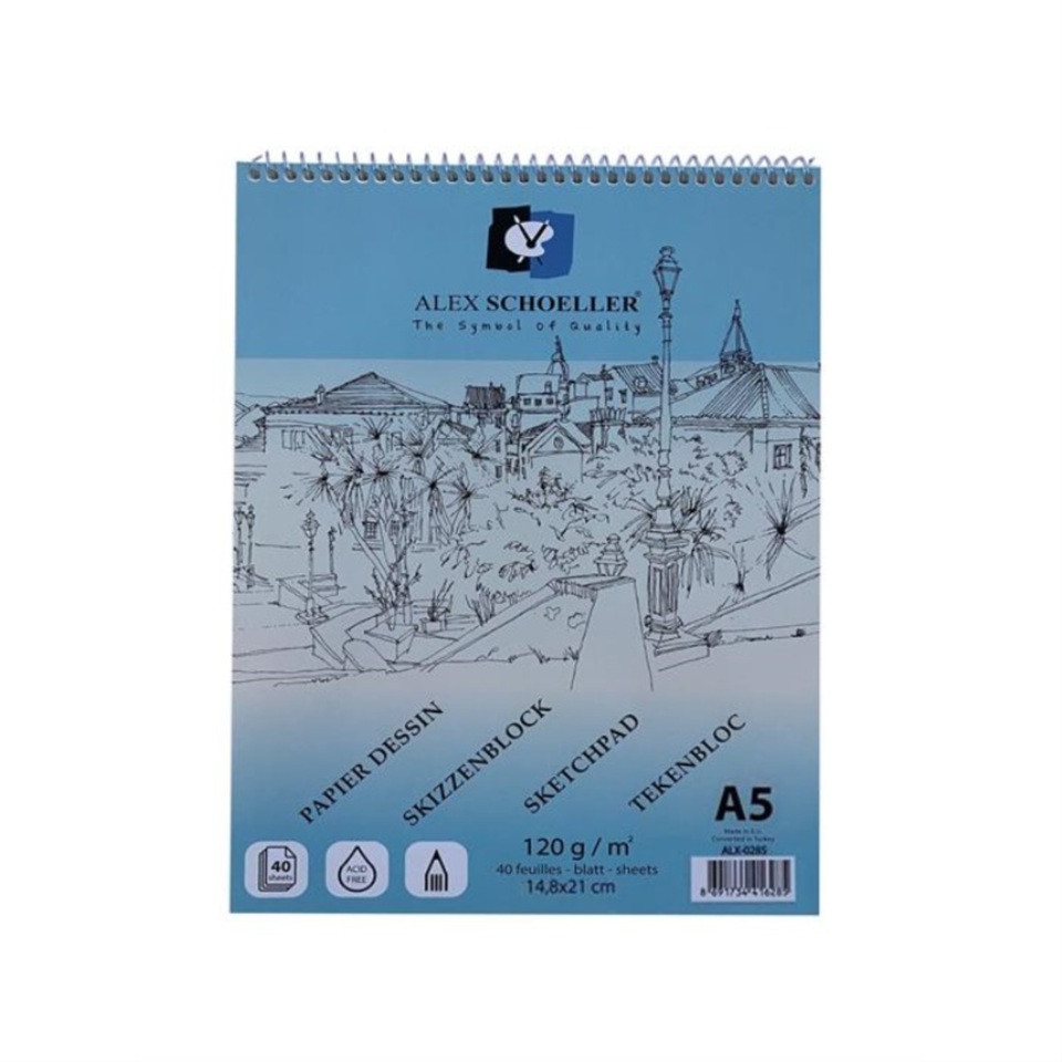 ALX.A5 120 GR 40.LI ESKİZ SPR. BLOK ALX-0285