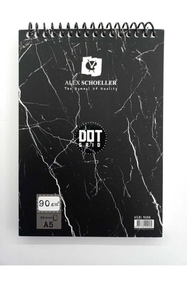ALX.A5 90 GR 60 LI DOT GRID ÇİZİM DEFTERİ ALX:9162