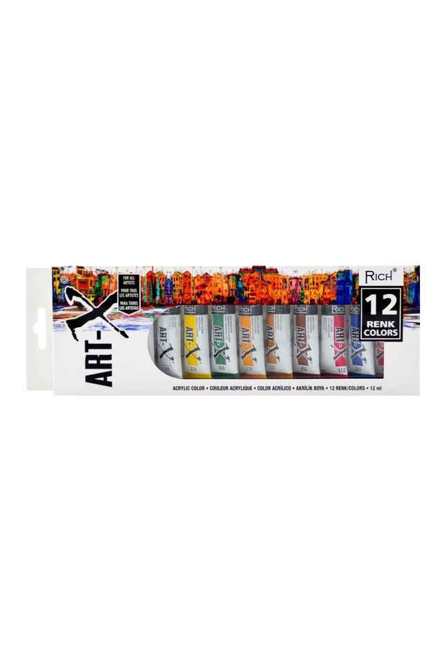 ART-X 12 ML 12 Lİ AKRİLİK SET