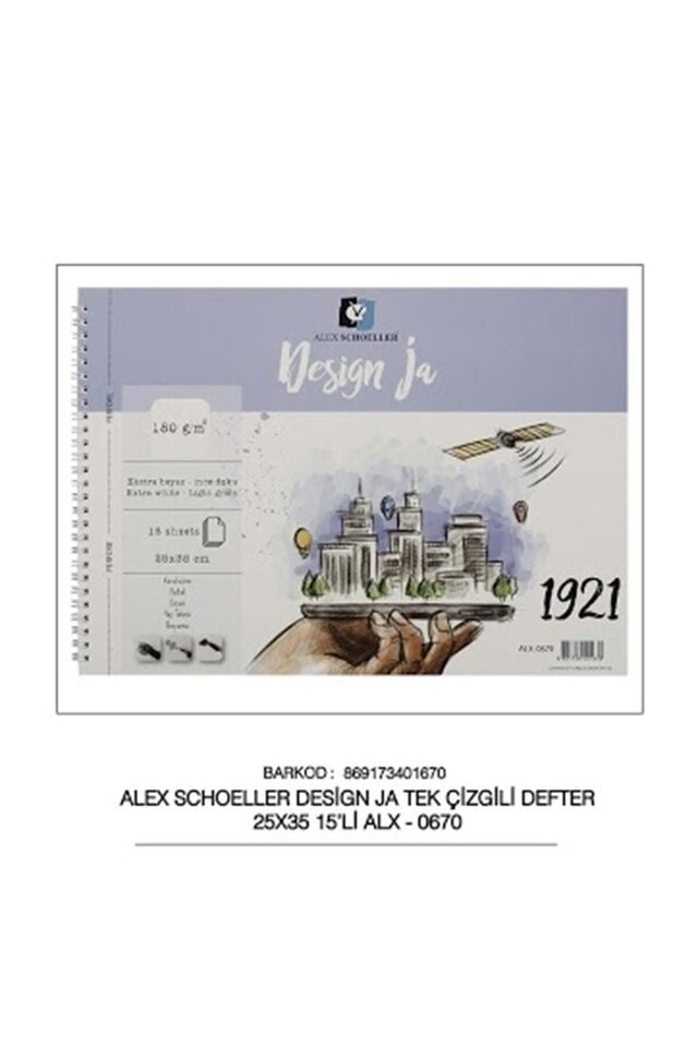 ALX.RSM.DEFT.DESGN JA 180gr.25X35 15.Lİ ALX-0670
