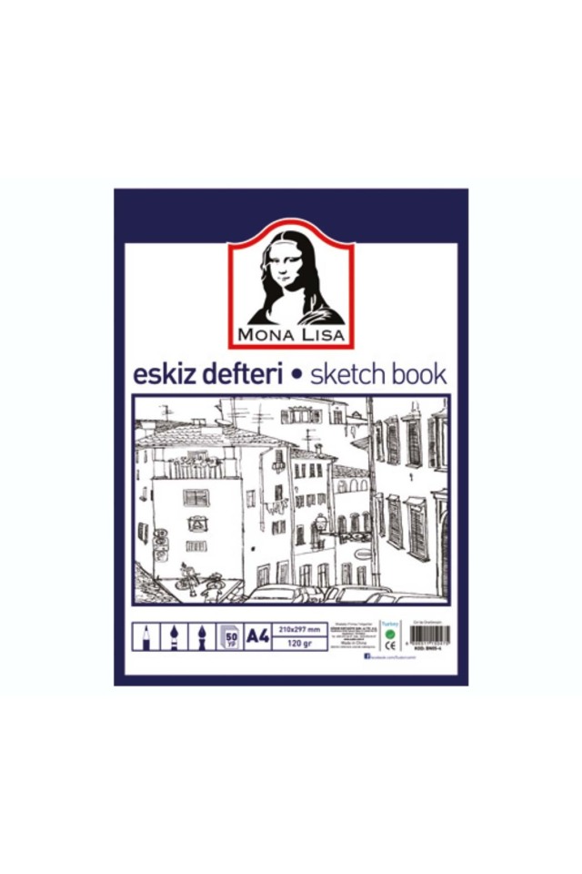 Monalisa Eskiz Defteri A4 120 g 50 yp