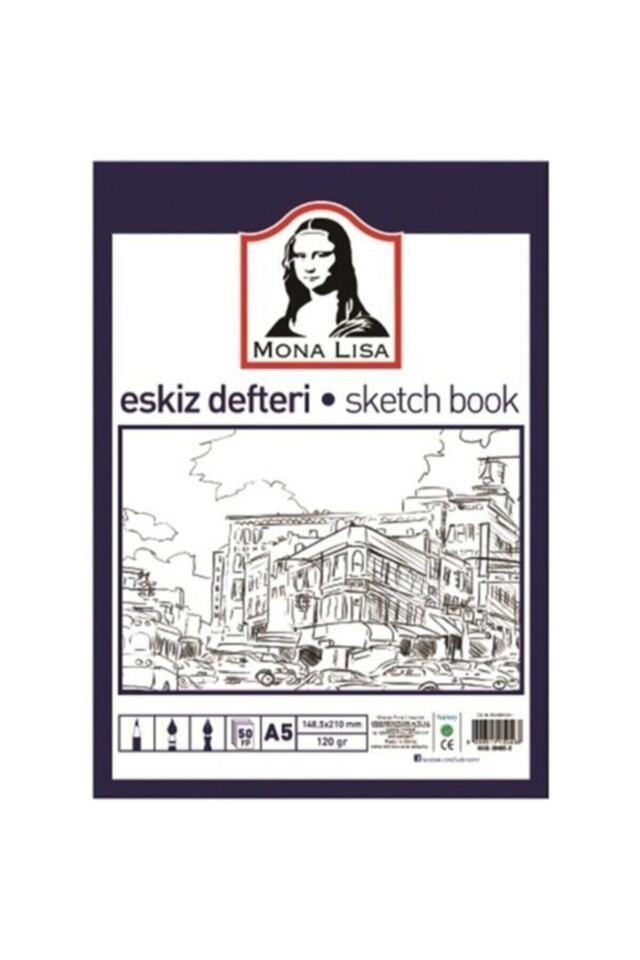 Monalisa Eskiz Defteri A5 120 g 50 yp