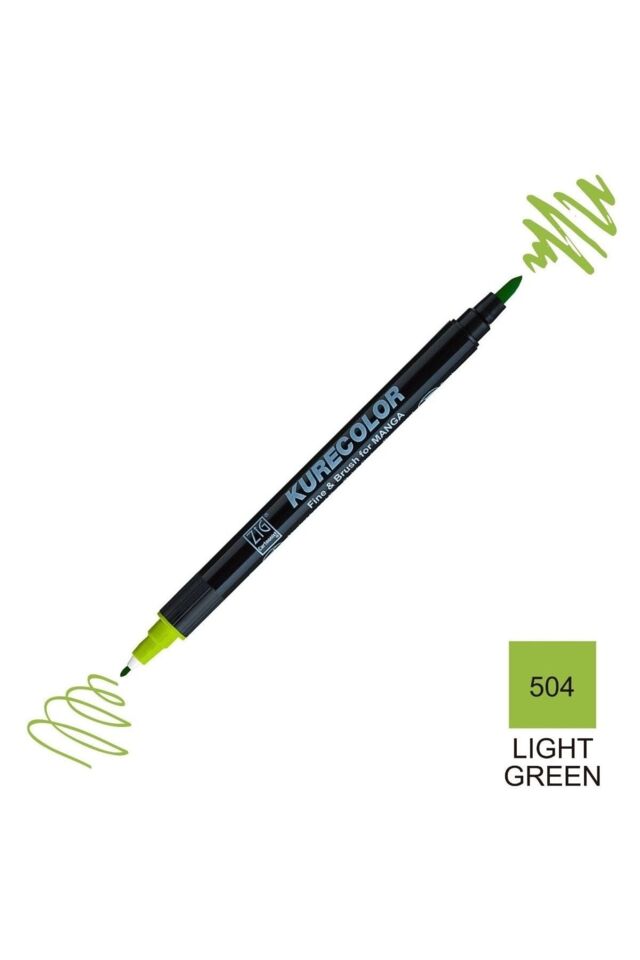 ZIG MANGAKA FINE&BRUSH CNKC-2200 504 LIGHT GREEN