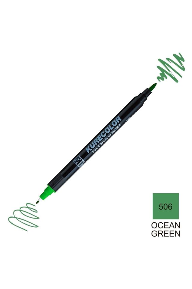 ZIG MANGAKA FINE&BRUSH CNKC-2200 506 OCEAN GREEN